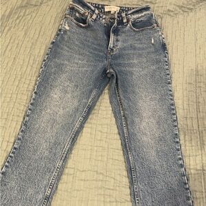 Abercrombie & Fitch Light Blue mom jeans